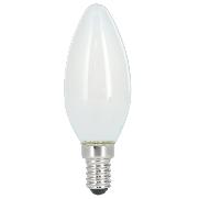XAVAX 112829 LED-Filament, E14, 250lm ersetzt 25W, Kerzenlampe, matt, Warmweiß