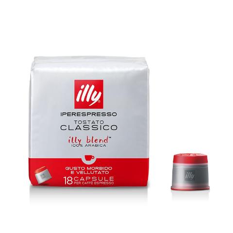 ILLY Espresso Classico vollmundige Röstung - 18 Kaffeekapseln