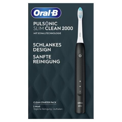 ORAL-B Zahnbürste Pulsonic Slim Clean Schall 2Modi 1Aufsteckb sw