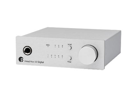 PRO-JECT HEAD BOX S2 Digital silber | Hochleistungs DAC und Kopfhörer-Verstärker