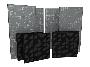 VICOUSTIC VicCinema VMT Kit dark grey pattern Walls & Ceiling Kit
